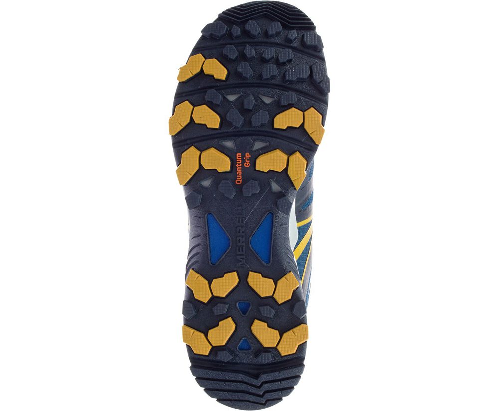 Botas Homem - Merrell Mqm Flex 2 Mid Gore-Tex® - Azuis - CES439102